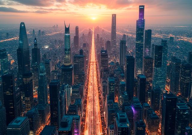 スマートシティの監視ネットワーク